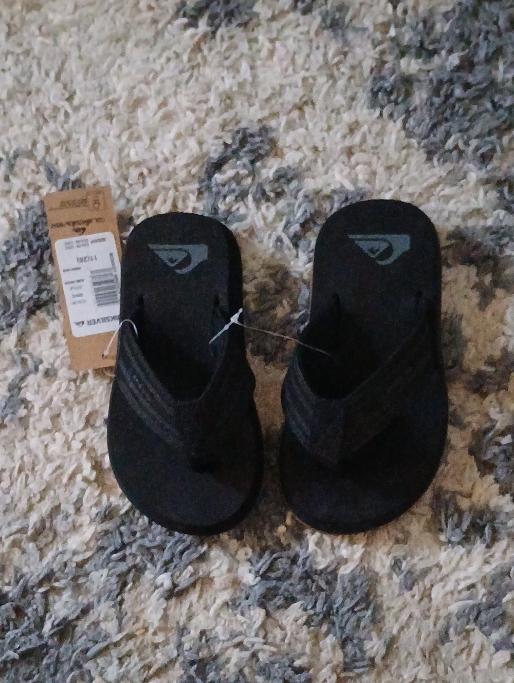 Quiksilver Kids Black Flip Flop Sandals